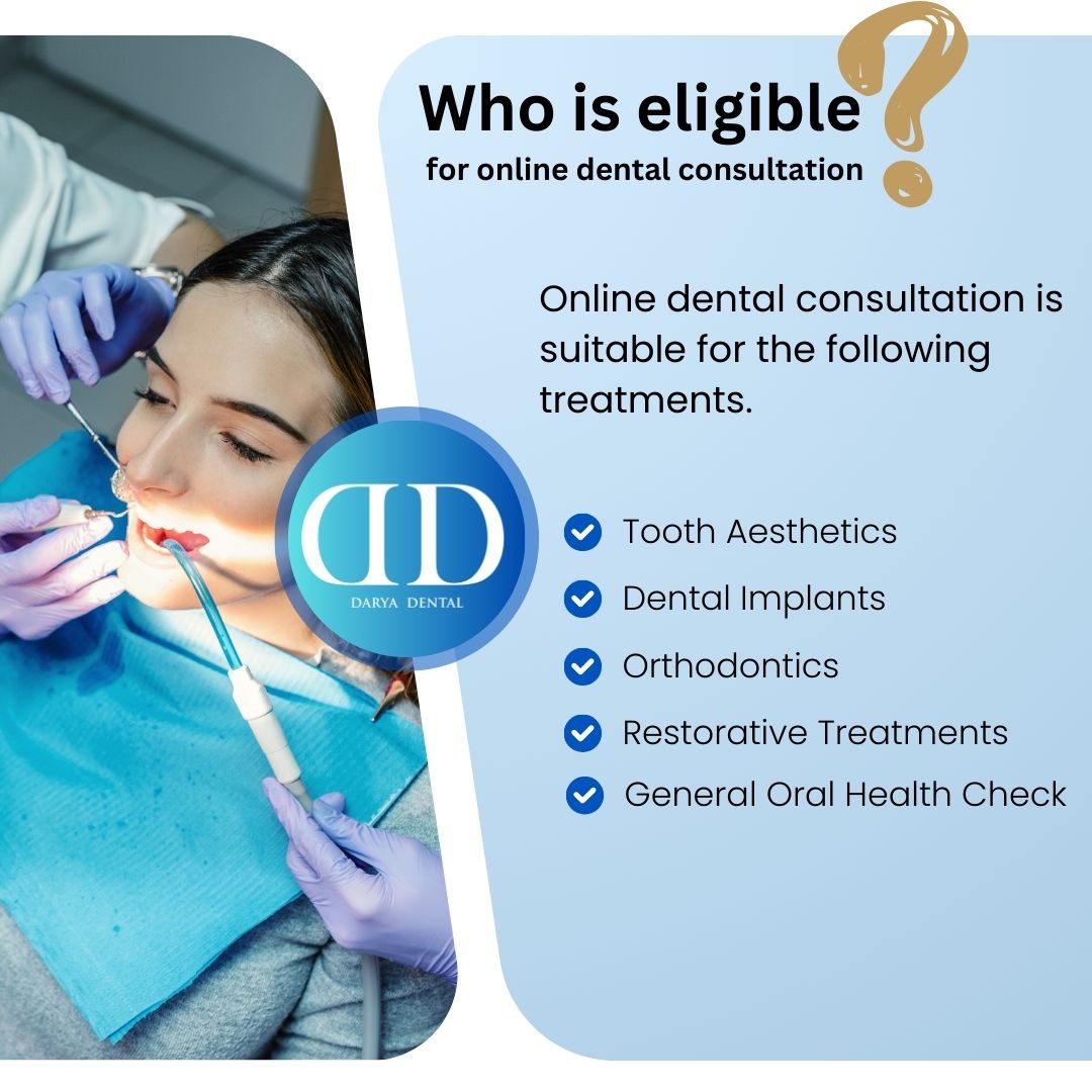 Who is eligible for online dental treatment