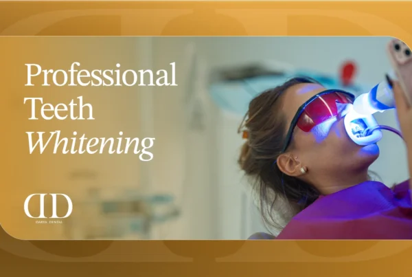 Professional teeth whitening