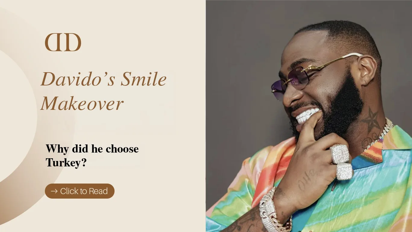 davido's teeth