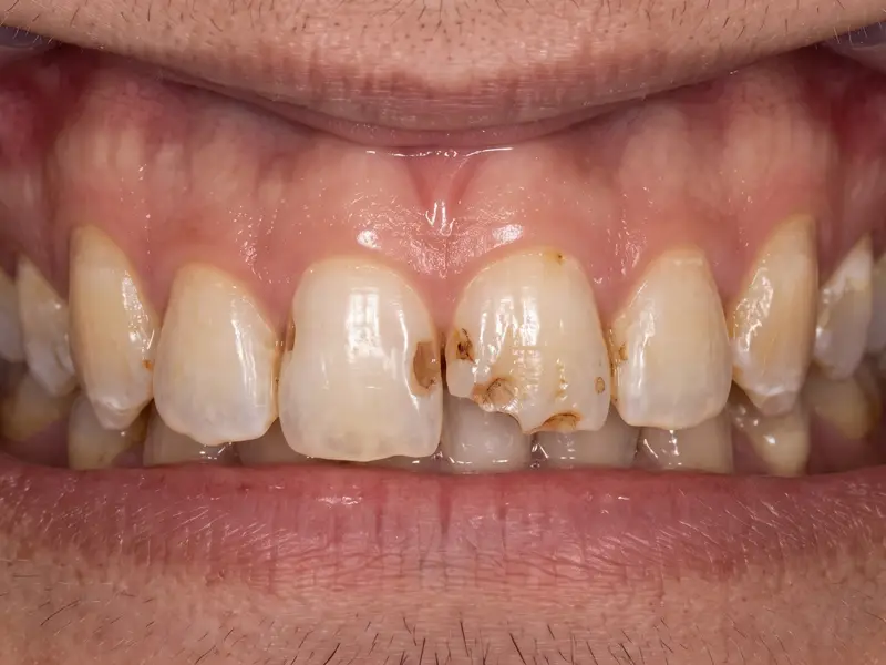 Before Dental Fillings